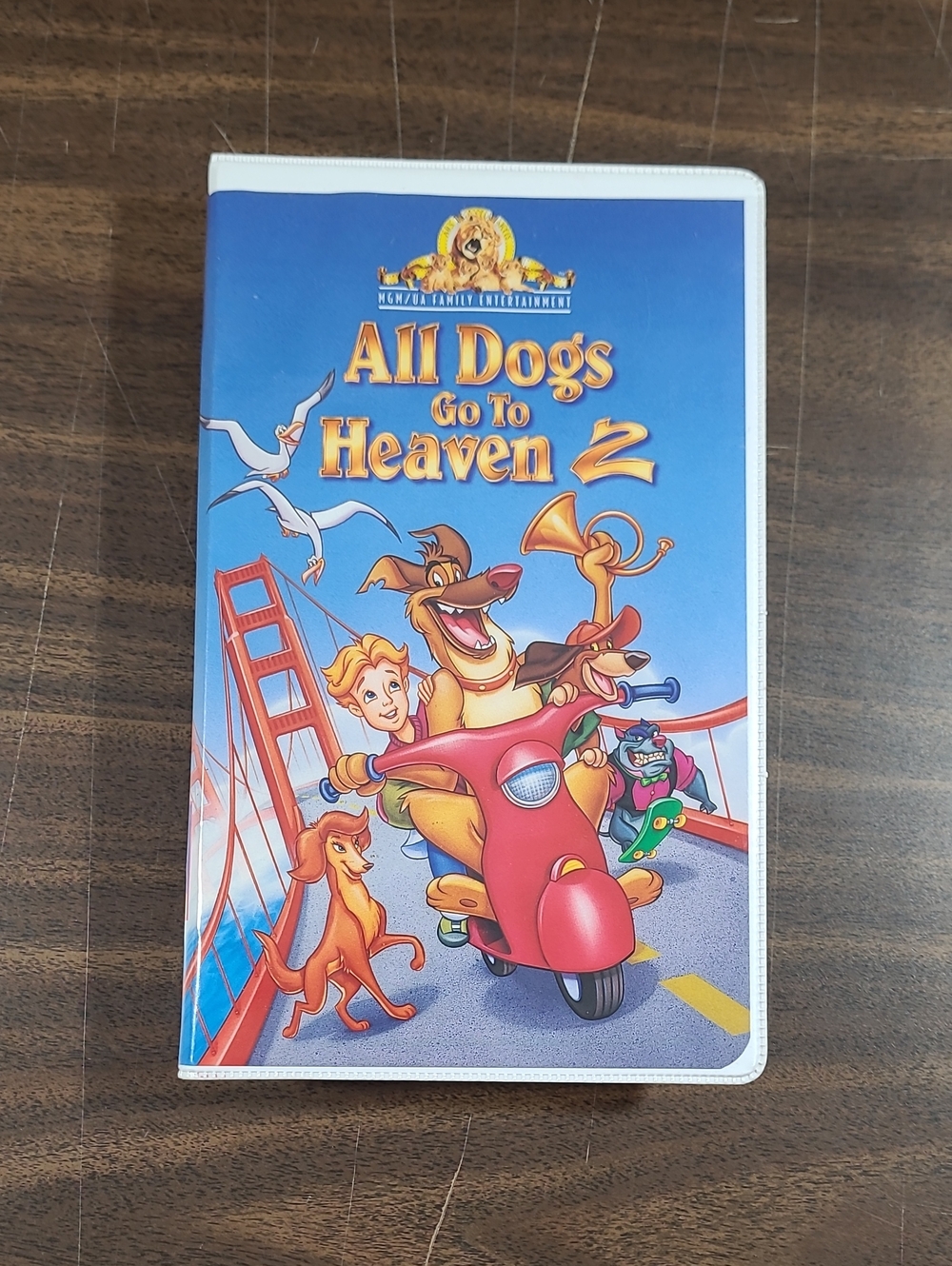 All Dogs Go To Heaven 2 - VHS Movie in Clamshell